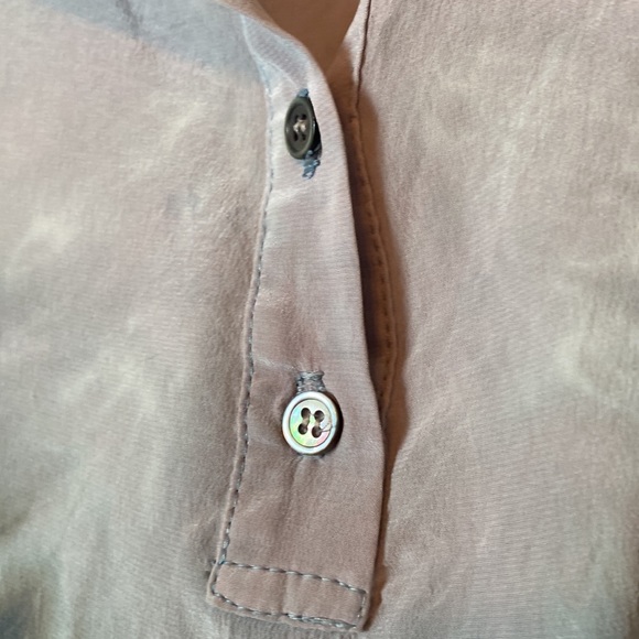 PATTERSON J KINCAID silk tie dye top Sz MED - Picture 3 of 7